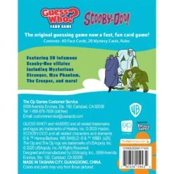 GUESS WHO? Card Game: Scooby-Doo! -Spiderman Hanging Store REDGREEN NUTCRACKER WSTAFF 2025 05 22T091716.345 21700.1747927049