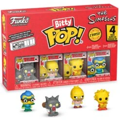 Bitty Pop!: The Simpsons 4-Figure Pack - Random Style -Spiderman Hanging Store REDGREEN NUTCRACKER WSTAFF 2025 07 07T135311.954 73320.1751985351