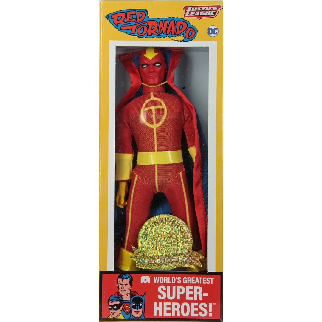 DC COMICS Red Tornado - World's Greatest Super-Heroes 50th Anniversary 8-Inch Action Figure By Mego