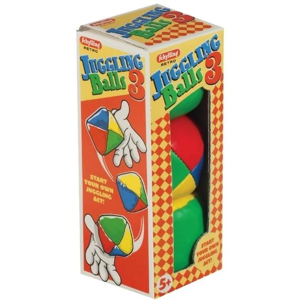 Retro Juggling Balls (Set Of 3) 3 Retro Juggling Balls (Set Of 3)