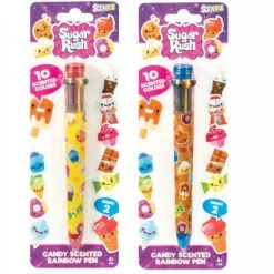 Sugar Rush Retro Rainbow Multi-Pen - 10 Scented Colours