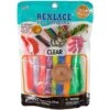 CLEAR Bulk Pack Of Rexlace Gimp Plastic Laces -Spiderman Hanging Store Rexlace Craft Plastic Clear Colours 41927.1709089876