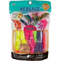 NEON Bulk Pack Of Rexlace Gimp Plastic Laces