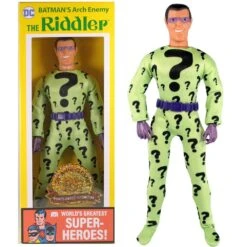 Batman The Riddler - World's Greatest Super-Heroes 8-Inch Action Figure By Mego (BOXED)