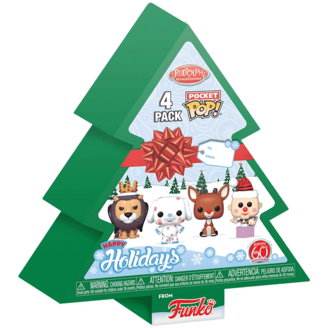 Pocket Pop! Christmas Tree Box: Rudolph & Friends Holiday 4-Pack 4 Pocket Pop! Christmas Tree Box: Rudolph & Friends Holiday 4-Pack - Image 2