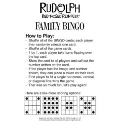 Rudolph The Red-Nosed Reindeer Family Bingo -Spiderman Hanging Store Rudolph The Red Nosed Reindeer Family Bingo Rules 96302 74093.1583112545