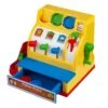 Classic Fisher Price Toy Cash Register 1 Classic Fisher Price Toy Cash Register -Spiderman Hanging Store SH 2073 Fisher Price Cash Register side profile 39629.1623514754