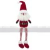 Santa Shelf Sitter Plush With Dangling Legs