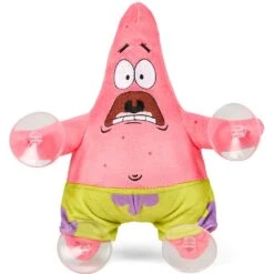 Scared Patrick Plush Window Clinger With Suction Cups