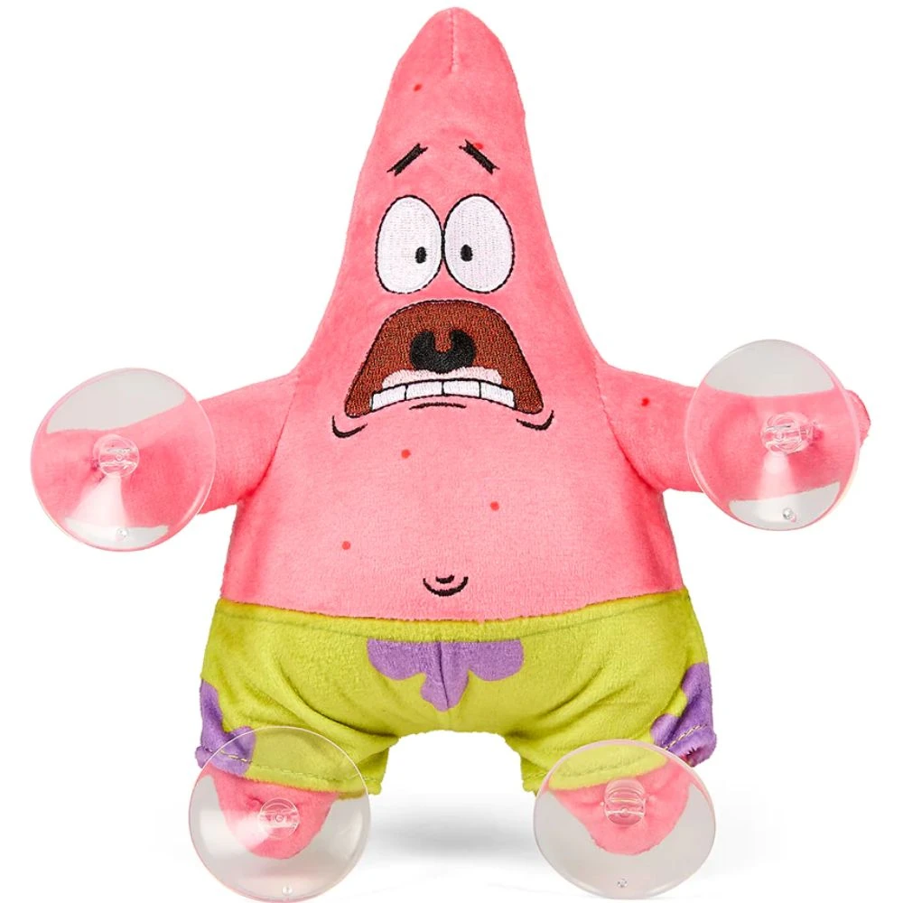 Scared Patrick Plush Window Clinger With Suction Cups 3 Scared Patrick Plush Window Clinger With Suction Cups