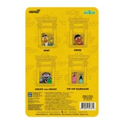 Sesame Street ReAction Figure: Bert -Spiderman Hanging Store Sesame Street Bert ReAction Figure Back 30486.1741442353