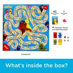 Sesame Street Journey Board Game -Spiderman Hanging Store Sesame Street Journey Gameboard View 97014 52039.1628085311