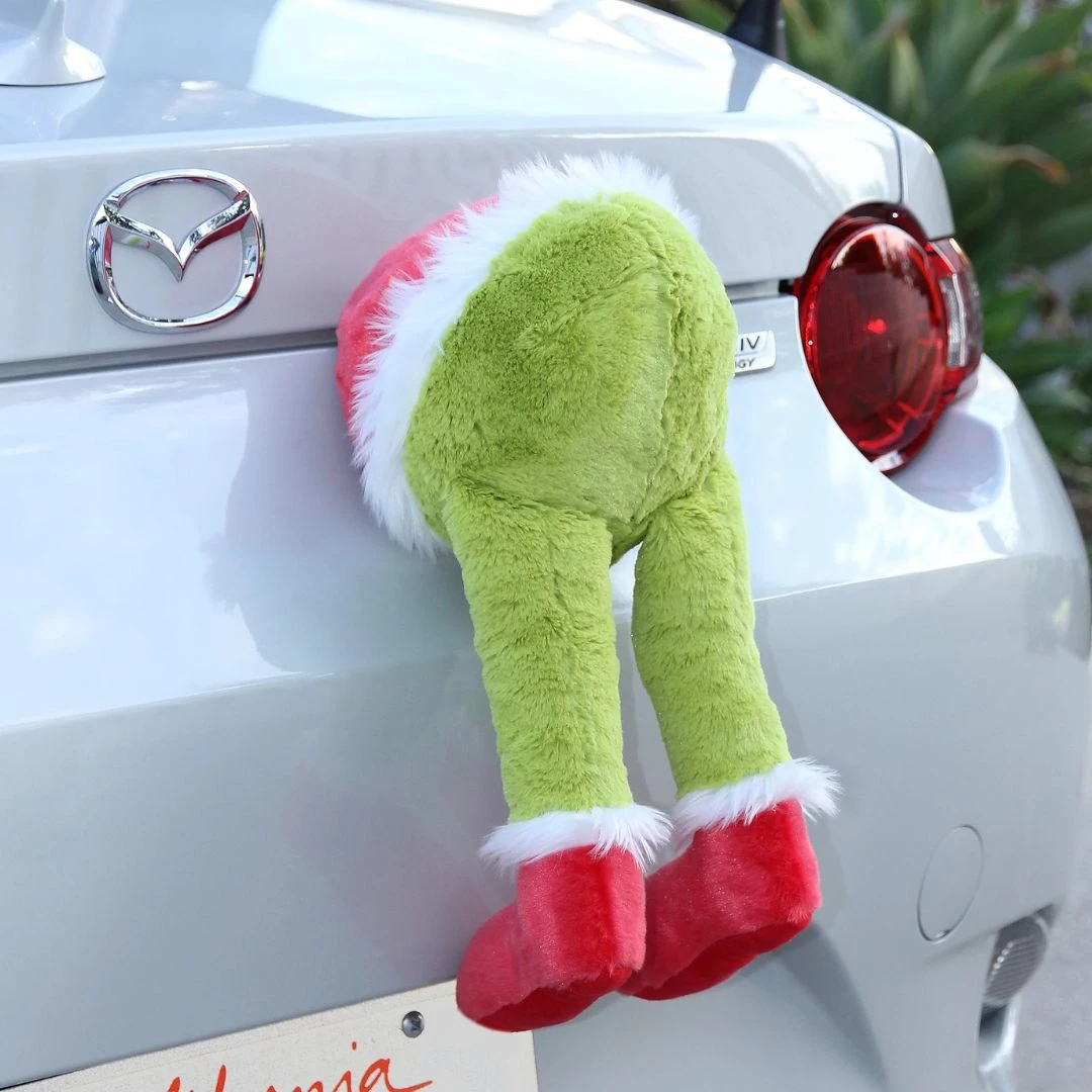 Grinch 15" Hangin' Out Trunk Plush By Aurora 3 Grinch 15" Hangin' Out Trunk Plush By Aurora