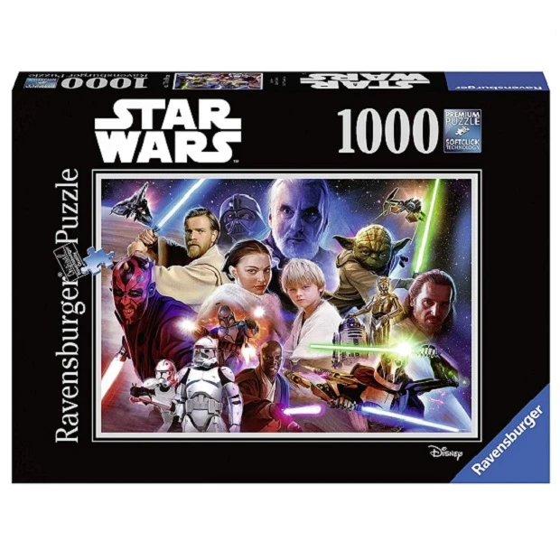 Star Wars PREQUEL Trilogy 1000 Piece Puzzle By Ravensburger