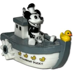 CelebriDucks: Steamboat Duckie - Tribute To Steamboat Willie Rubber Duck -Spiderman Hanging Store Steamboat Ducky OOP 2 52391.1745515244