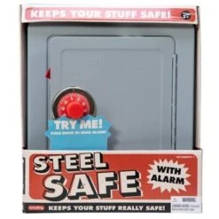 Steel Safe With Alarm 11 Steel Safe With Alarm -Spiderman Hanging Store Steel Safe With Alarm Packaged Front View NSSA 27428.1647363105