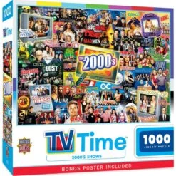 TV Time 2000s Shows 1000 Piece Puzzle