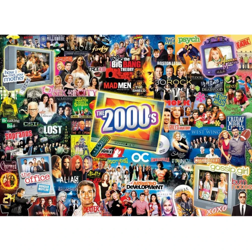 TV Time 2000s Shows 1000 Piece Puzzle 4 TV Time 2000s Shows 1000 Piece Puzzle - Image 2