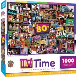TV Time 80s Shows 1000 Piece Puzzle