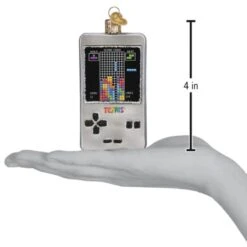 Tetris Game Glass Ornament By Old World Christmas -Spiderman Hanging Store Tetris pic 5 51526.1716311736