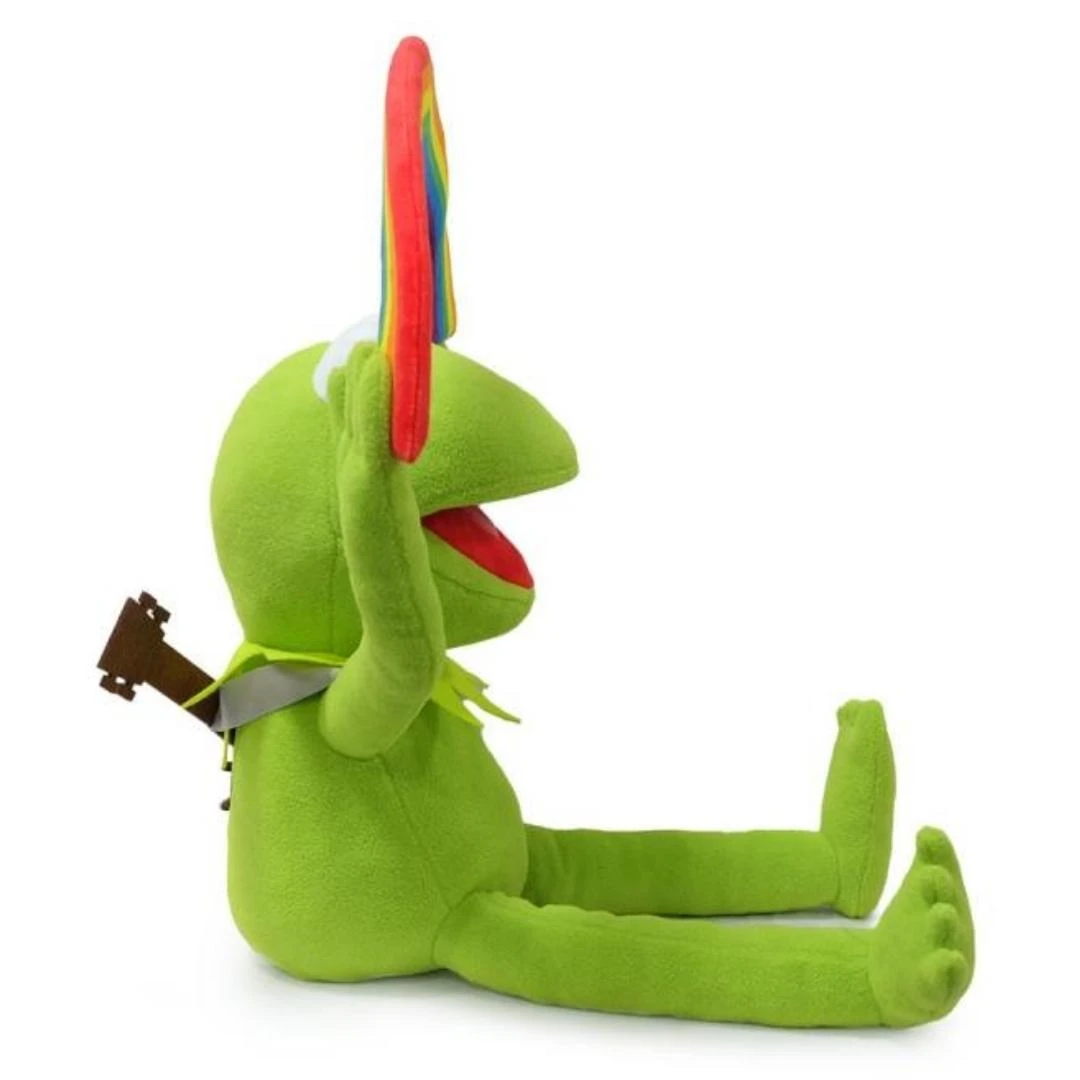The Muppets Rainbow Connection Kermit 13" Phunny Plush Toy By Kidrobot - Image 3