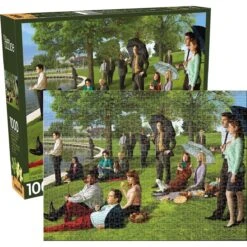 The Office Sunday Afternoon 1000 Piece Puzzle By Aquarius -Spiderman Hanging Store The Office Sunday at the Park puzzle 66993.1622503888