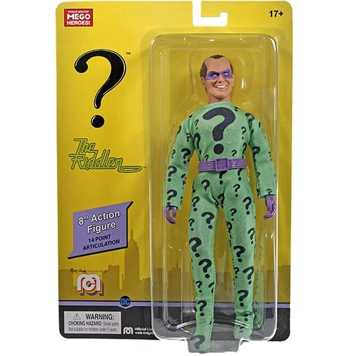 The Riddler Batman 8-Inch Action Figure By Mego (ON CARD) 3 The Riddler Batman 8-Inch Action Figure By Mego (ON CARD)
