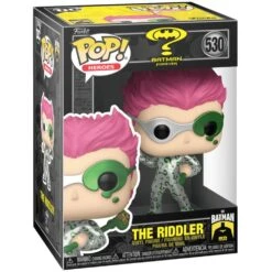 Pop! DC: Batman Returns - The Riddler -Spiderman Hanging Store The Riddler Metallic In Box 71843.1730910891