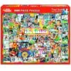 The Sixties 1000pc Jigsaw Puzzle By White Mountain -Spiderman Hanging Store The Sixties Puzzle Box by White Mountain 88729.1619977401