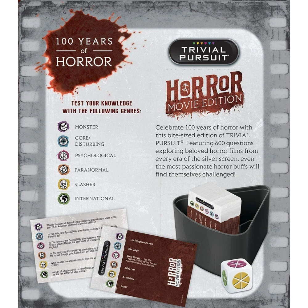 Trivial Pursuit Horror Movie Edition Travel Size - Image 3