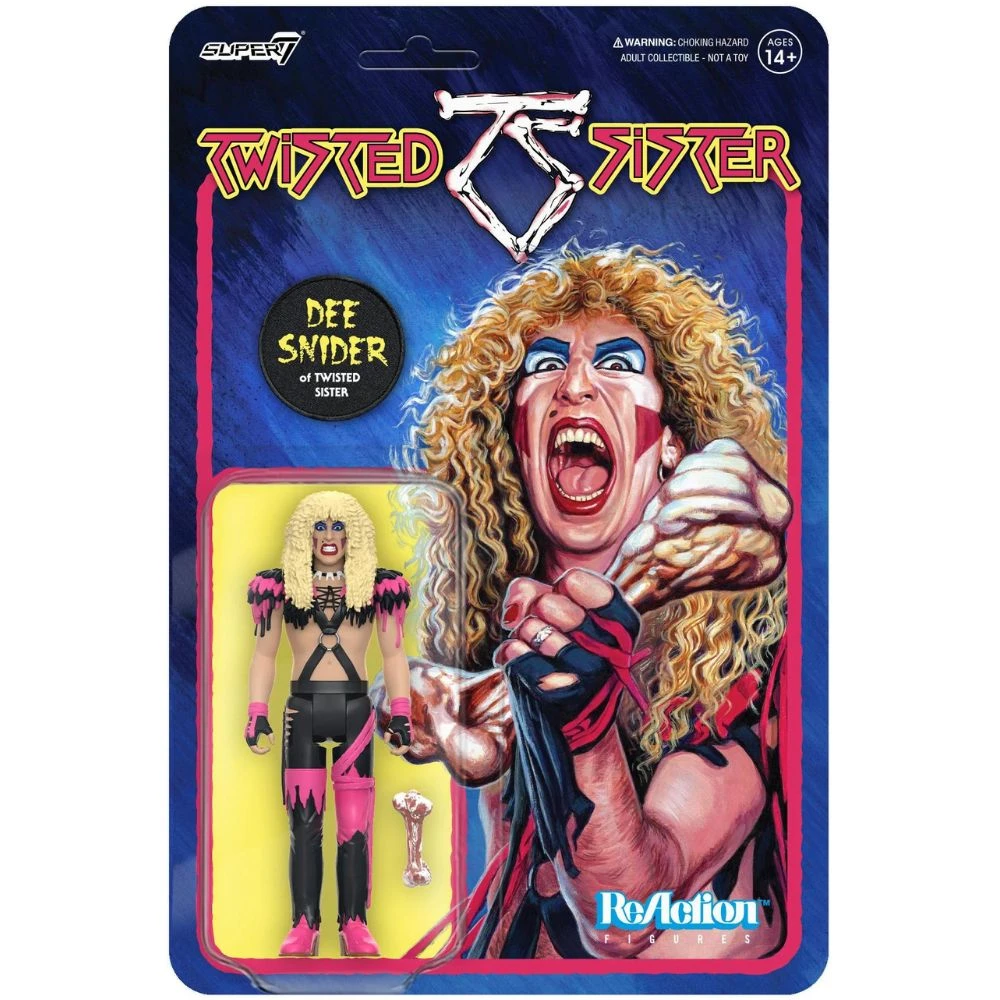 Twisted Sister Dee Snider ReAction Figure By Super7 (Wave 2) 3 Twisted Sister Dee Snider ReAction Figure By Super7 (Wave 2)