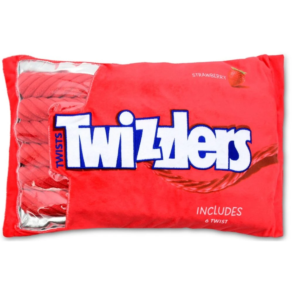 Twizzlers Packaging Plush Pillow With Removeable Pieces 3 Twizzlers Packaging Plush Pillow With Removeable Pieces