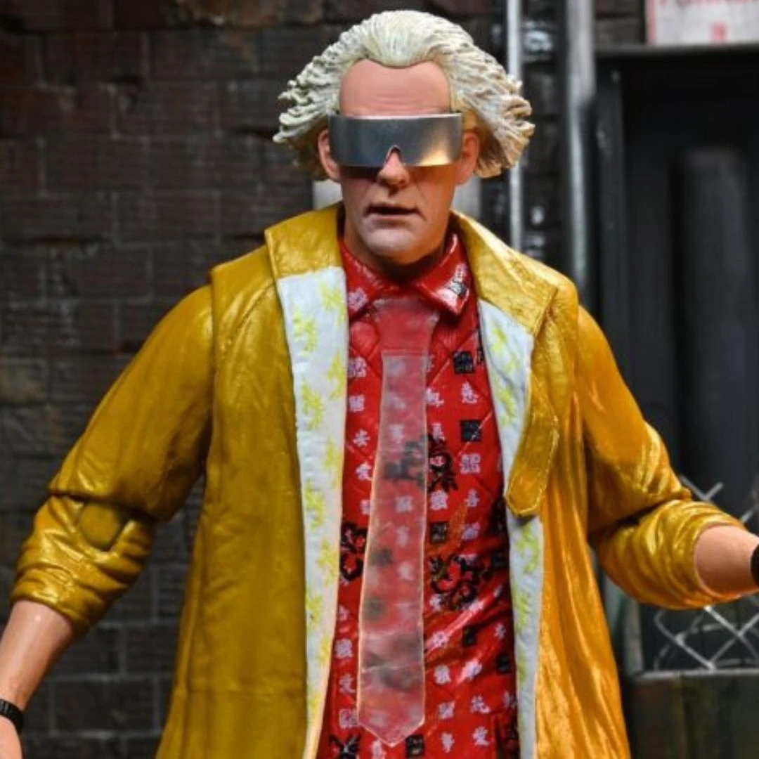 Back To The Future 2 Ultimate Doc Brown 2015 Action Figure By NECA 6 Back To The Future 2 Ultimate Doc Brown 2015 Action Figure By NECA - Image 4