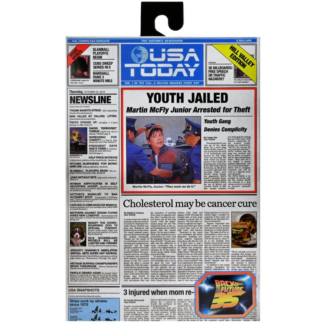 Back To The Future 2 Ultimate Doc Brown 2015 Action Figure By NECA 4 Back To The Future 2 Ultimate Doc Brown 2015 Action Figure By NECA - Image 2