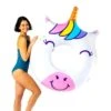 Happy Unicorn Pool Float By BigMouth -Spiderman Hanging Store Unicorn Face Pool Ring 99968.1623557196