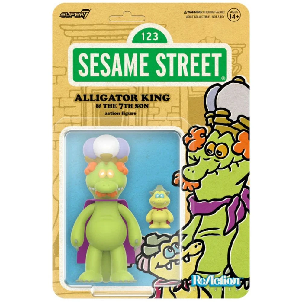 Sesame Street ReAction Figure: Alligator King & The 7th Son 3 Sesame Street ReAction Figure: Alligator King & The 7th Son