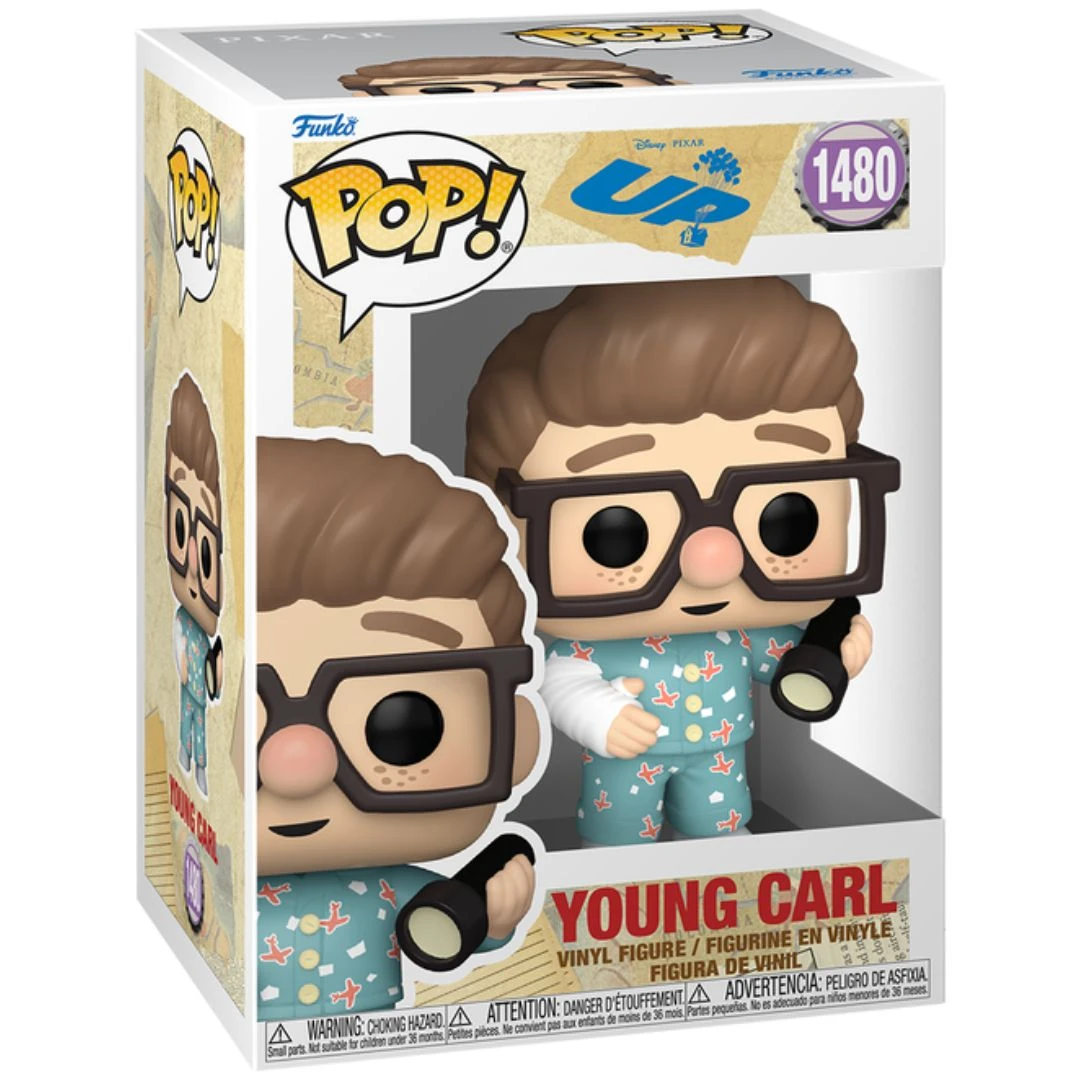Pop! Disney: Up - Young Carl With Cast And Flashlight - Image 3