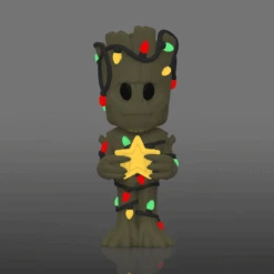 Soda: Marvel - Christmas Groot -Spiderman Hanging Store Vinyl SODA Holiday Groot hi res 2 41198.1681160219