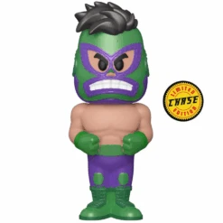 Funko Soda: Marvel - Luchadores Hulk -Spiderman Hanging Store Vinyl SODA Luchadores Hulk Chase 13494.1620610383