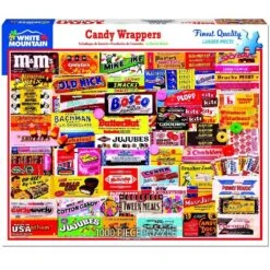 Candy Wrappers 1000pc Puzzle By White Mountain