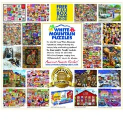 Mixed Nuts 1000pc Puzzle By White Mountain -Spiderman Hanging Store White Mountain Puzzle Box Back 32690.1619637323
