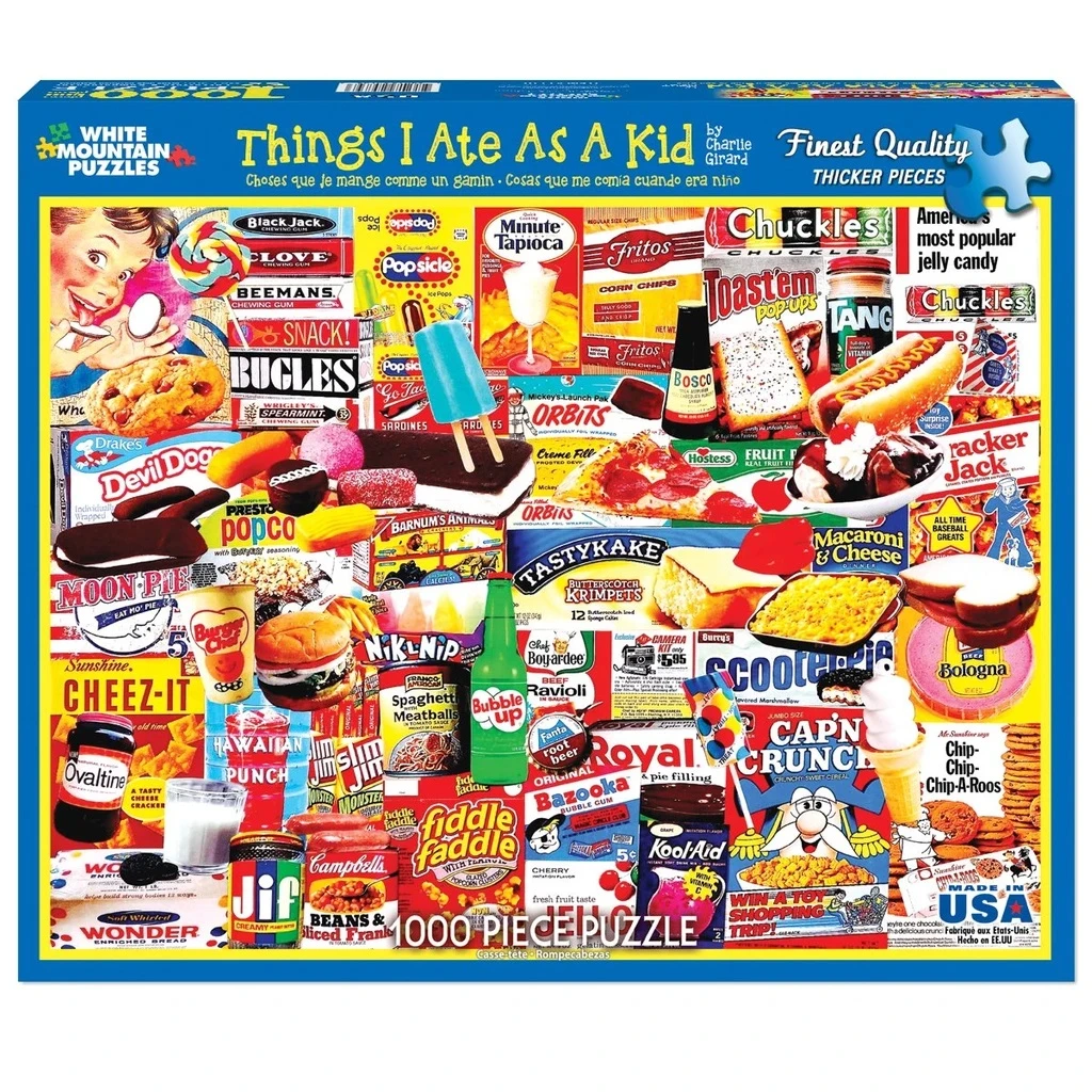 Things I Ate As A Kid 1000pc Puzzle By White Mountain