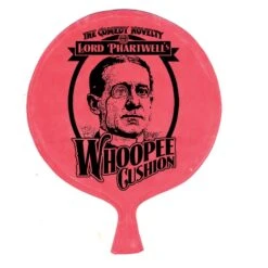 Lord Phartwell's Whoopee Cushion -Spiderman Hanging Store Whoopee Cushion Unpackaged View 00686.1583112230