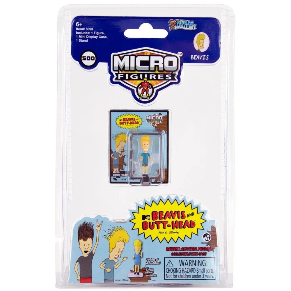 World's Smallest Beavis And Butt-Head Micro Figures - Beavis 3 World's Smallest Beavis And Butt-Head Micro Figures - Beavis