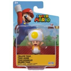 Super Mario 2.5inch Action Figures - Yellow Toad