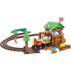Lincoln Logs Sawmill Train Express -Spiderman Hanging Store lincoln logs sawmill train express OOP 87976.1726337679